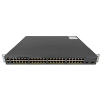 Cisco WS-C2960X-48LPD-L 48-Port PoE+ Gigabit Switch w/ 2x 10Gb SFP+ Uplink