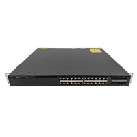 Cisco WS-C3650-24PD-S 24-Port PoE+ Gigabit Managed Switch w/ 2x 10Gb SFP+ Uplink