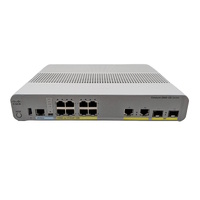 Cisco WS-C2960CX-8PC-L 8-Port PoE+ Fanless Gigabit Managed Switch