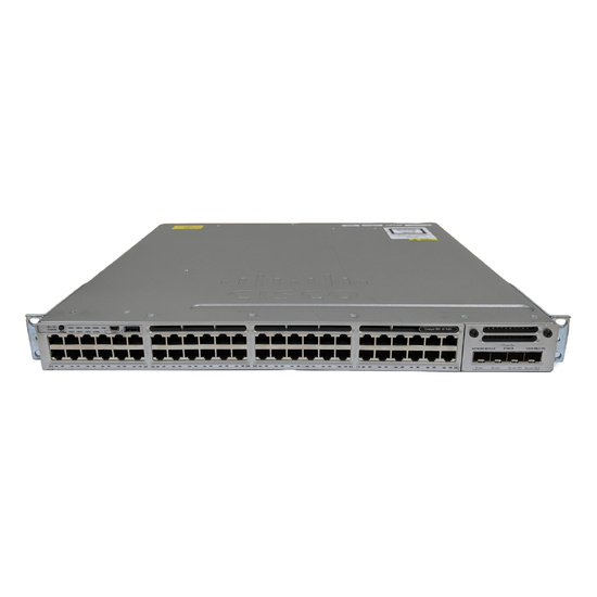 Cisco WS-C3850-48P-S 48-Port PoE+ Gigabit Managed Switch w/ 2x 10Gb SFP+ Uplink