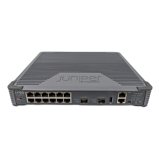 Juniper EX2300-C-12P 12-Port PoE+ Gigabit Fanless Managed Switch w/ 2x 10Gb SFP+