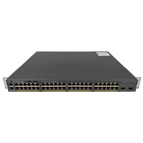 Cisco WS-C2960X-48LPD-L 48-Port PoE+ Gigabit Switch w/ 2x 10Gb SFP+ Uplink