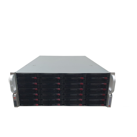 Supermicro CSE-846 2x E5-2630L v2 128GB Ram 4x 240GB SSD 20x 4TB LFF SAS X9DRi-F