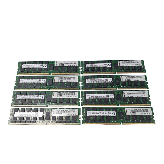 Samsung SKhynix 512GB Kit (8x 64GB) 4DRx4 PC4-2400T DDR4 LRDIMM ECC Reg Server Ram Lenovo