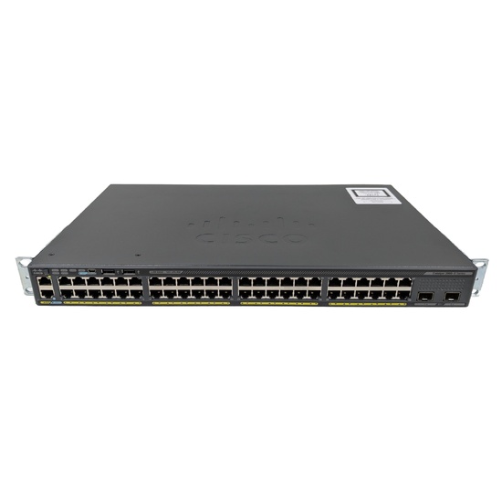 Cisco WS-C2960X-48TD-L 48-Port Gigabit Managed Switch w/ 2x 10Gb SFP+ Uplink